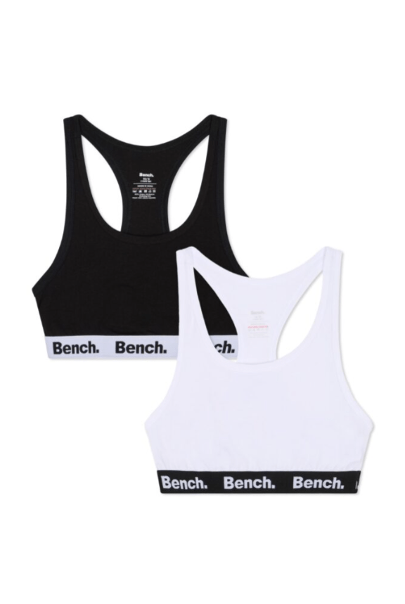 LADIES 2PK BRA ANGELINA - ASSORTED - Shop at www.Bench.co.uk LoveMyHood