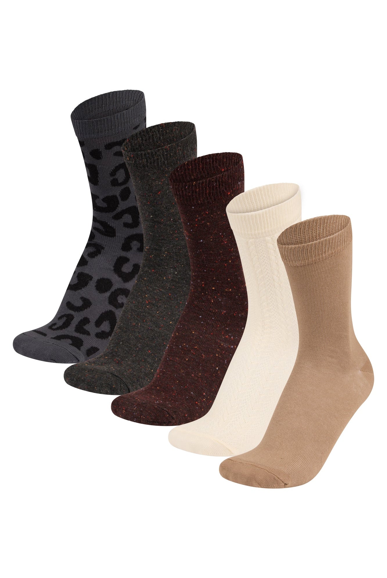 Ladies 'LOKI' 5pk Dress Sock - ASSORTED - Shop at www.Bench.co.uk LoveMyHood