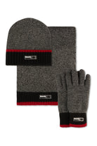 Mens 'ADEEKI' Hat, Scarf & Glove Set - BLACK - Shop at www.Bench.co.uk LoveMyHood
