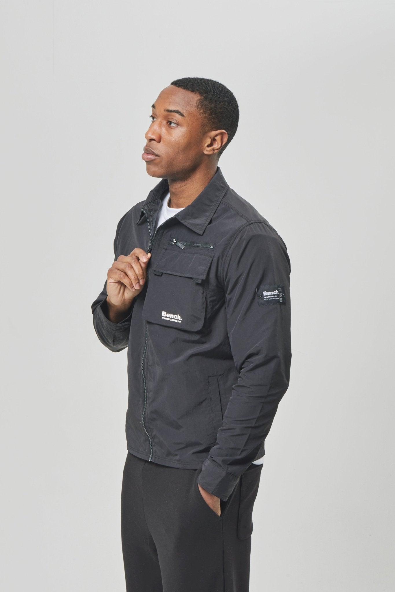 Mens 'AIKIDO' Shacket - BLACK - Shop at www.Bench.co.uk #LoveMyHood
