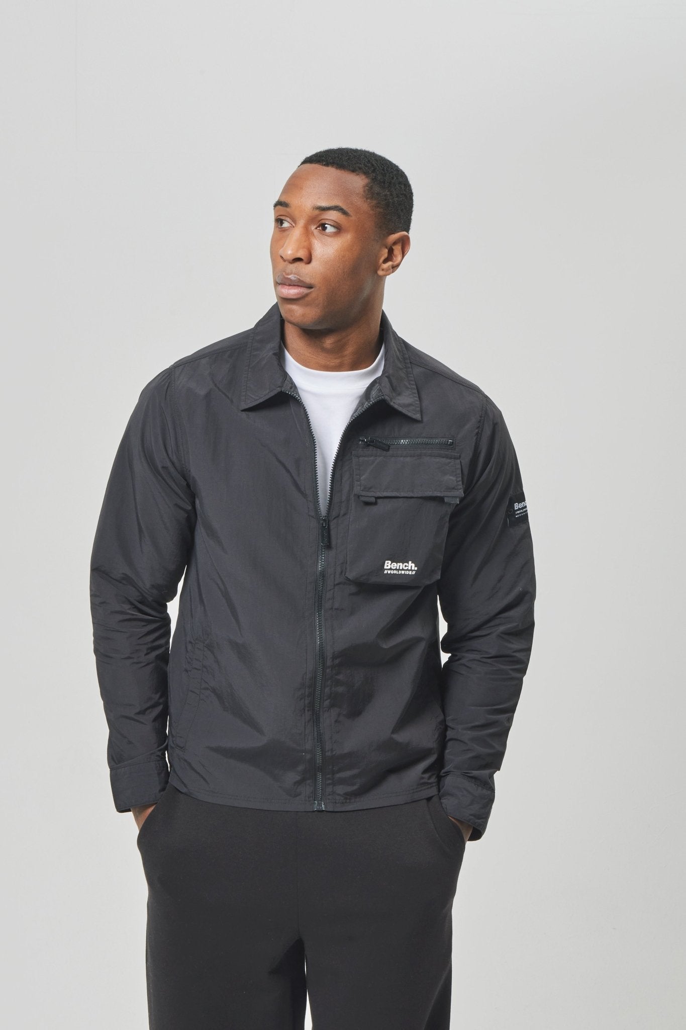Mens 'AIKIDO' Shacket - BLACK - Shop at www.Bench.co.uk #LoveMyHood