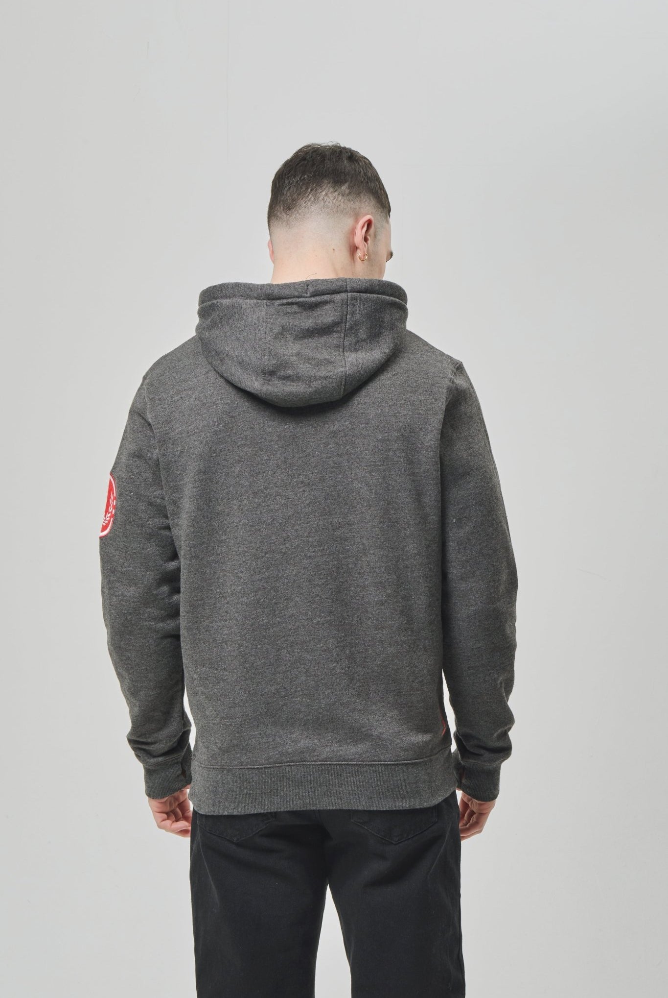 Mens 'CARTO' Hoodie - CHARCOAL MARL - Shop at www.Bench.co.uk #LoveMyHood