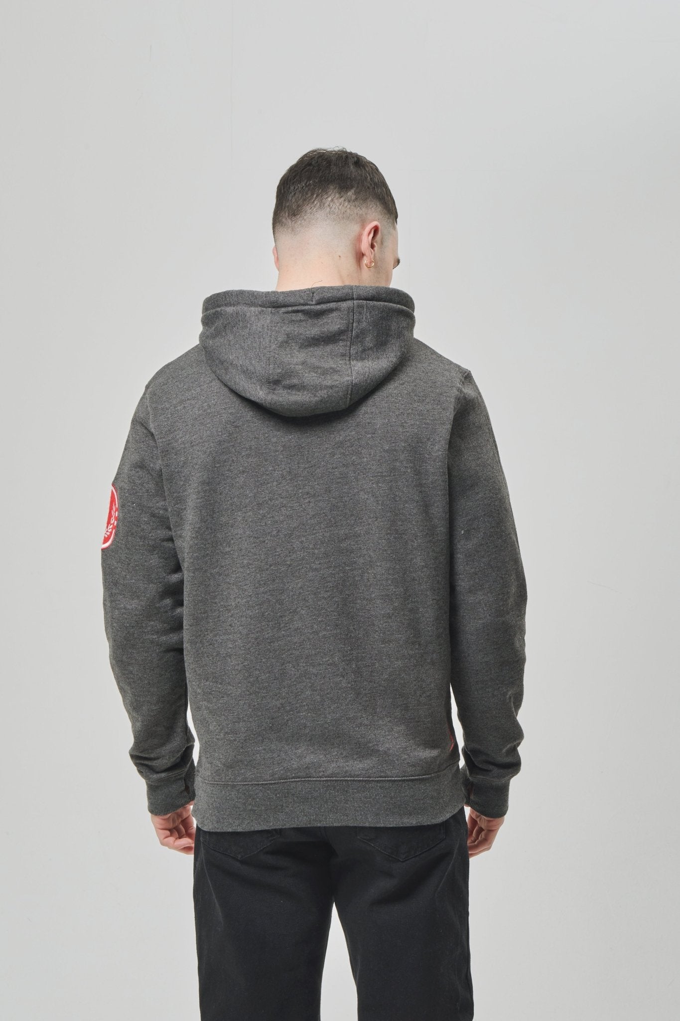 Mens 'CARTO' Hoodie - CHARCOAL MARL - Shop at www.Bench.co.uk #LoveMyHood