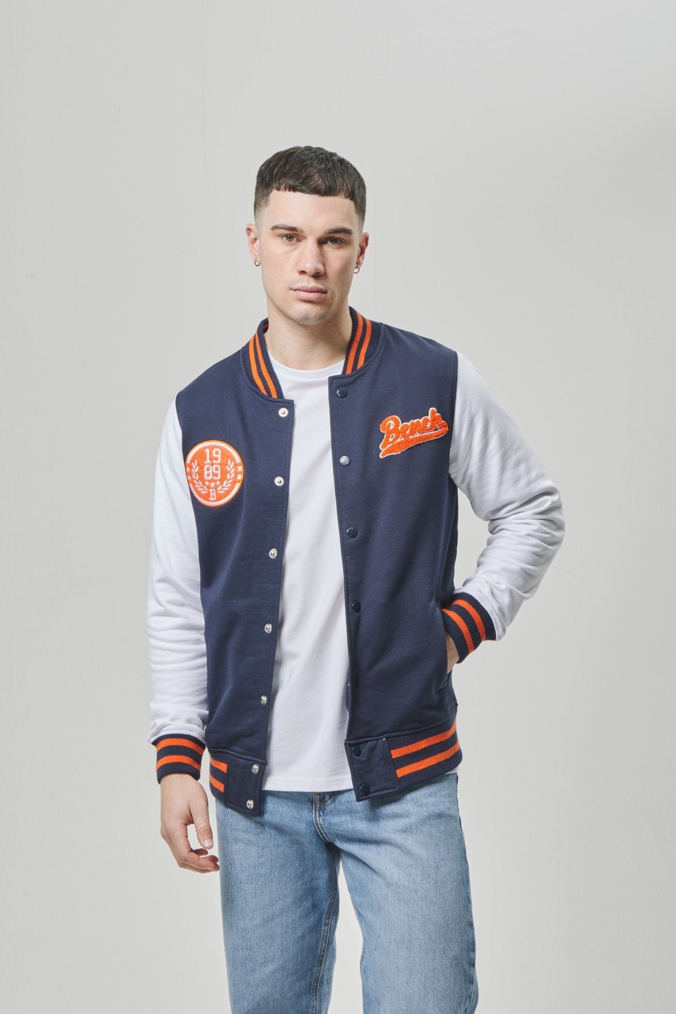 Mens 'CHANDI' Zip Thru - NAVY - Shop at www.Bench.co.uk #LoveMyHood