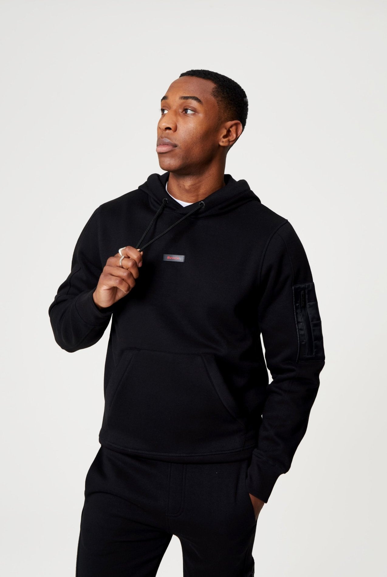 Mens 'CROSTER' 2pc Tracksuit Set - BLACK - Shop at www.Bench.co.uk #LoveMyHood