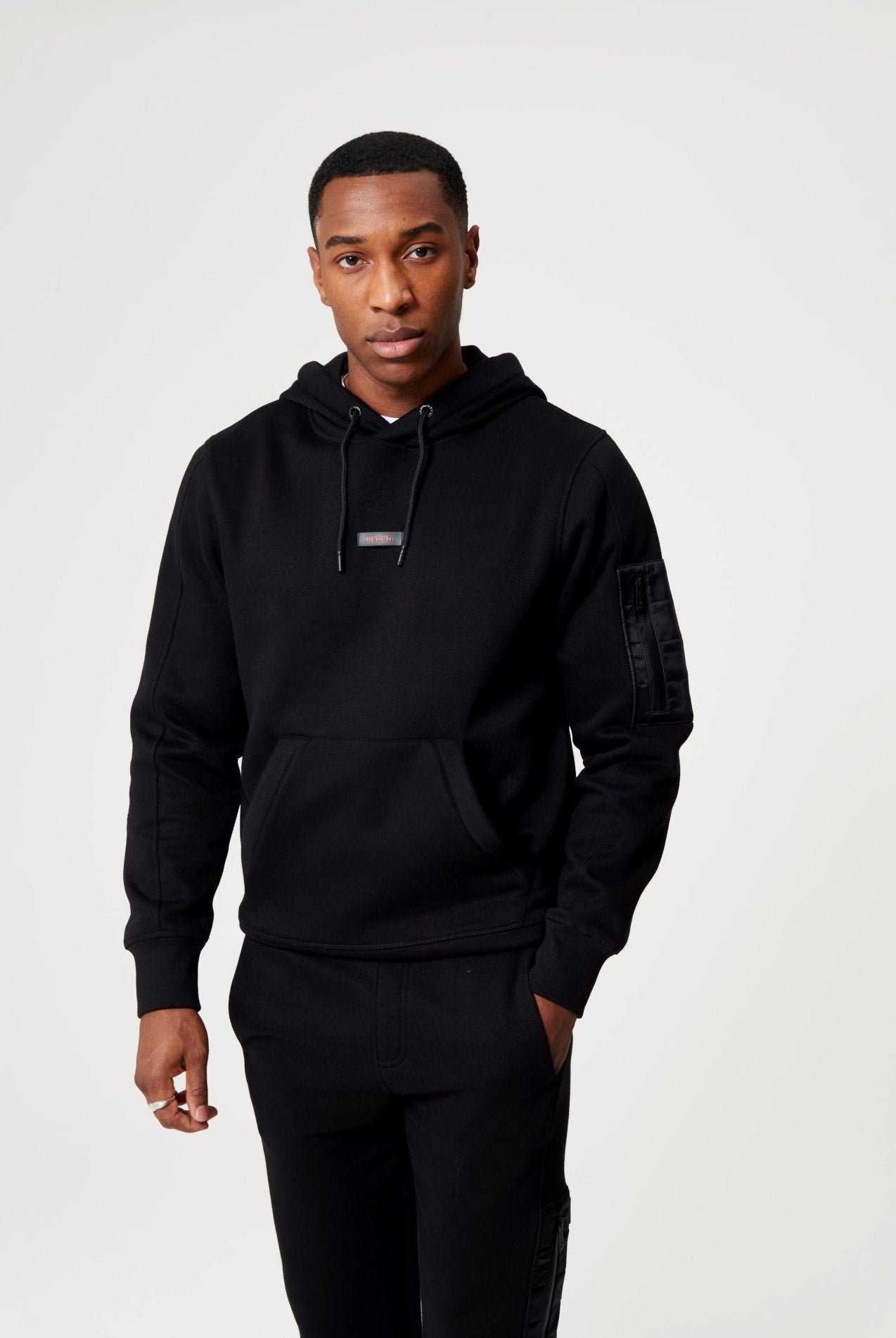 Mens 'CROSTER' 2pc Tracksuit Set - BLACK - Shop at www.Bench.co.uk #LoveMyHood