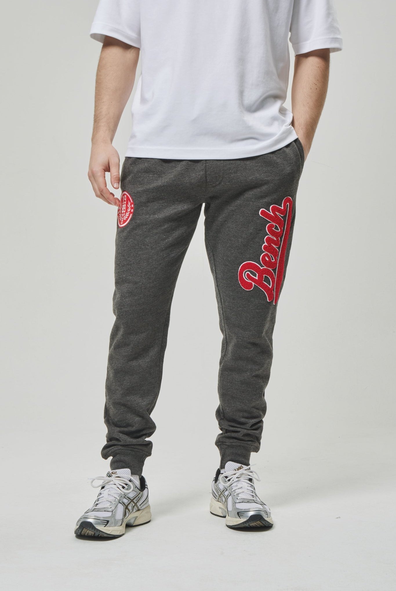 Mens 'GARDAM' Jogger - CHARCOAL MARL - Shop at www.Bench.co.uk #LoveMyHood