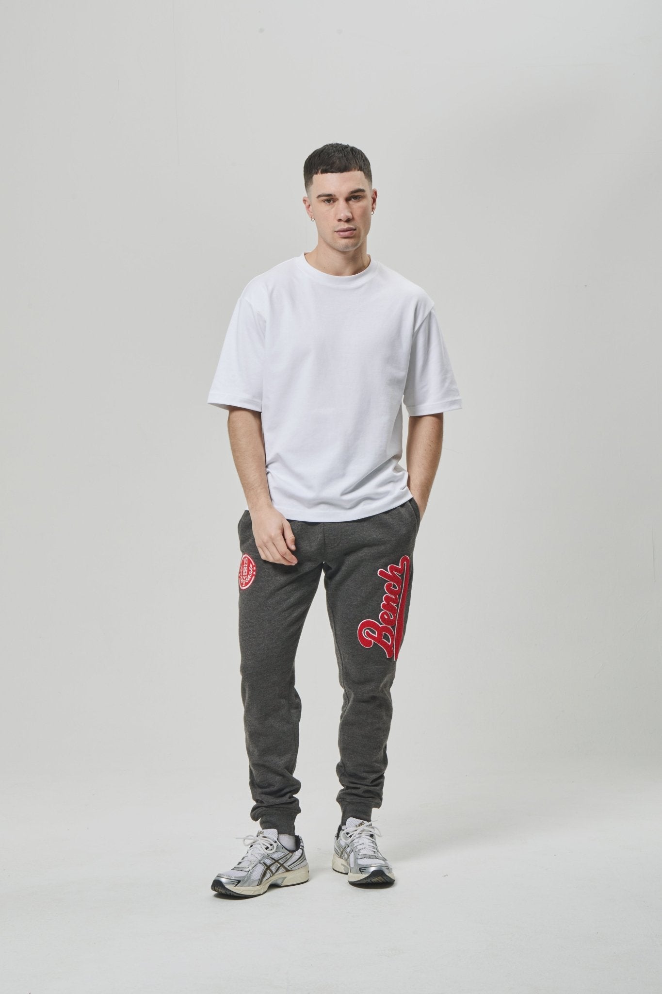 Mens 'GARDAM' Jogger - CHARCOAL MARL - Shop at www.Bench.co.uk #LoveMyHood