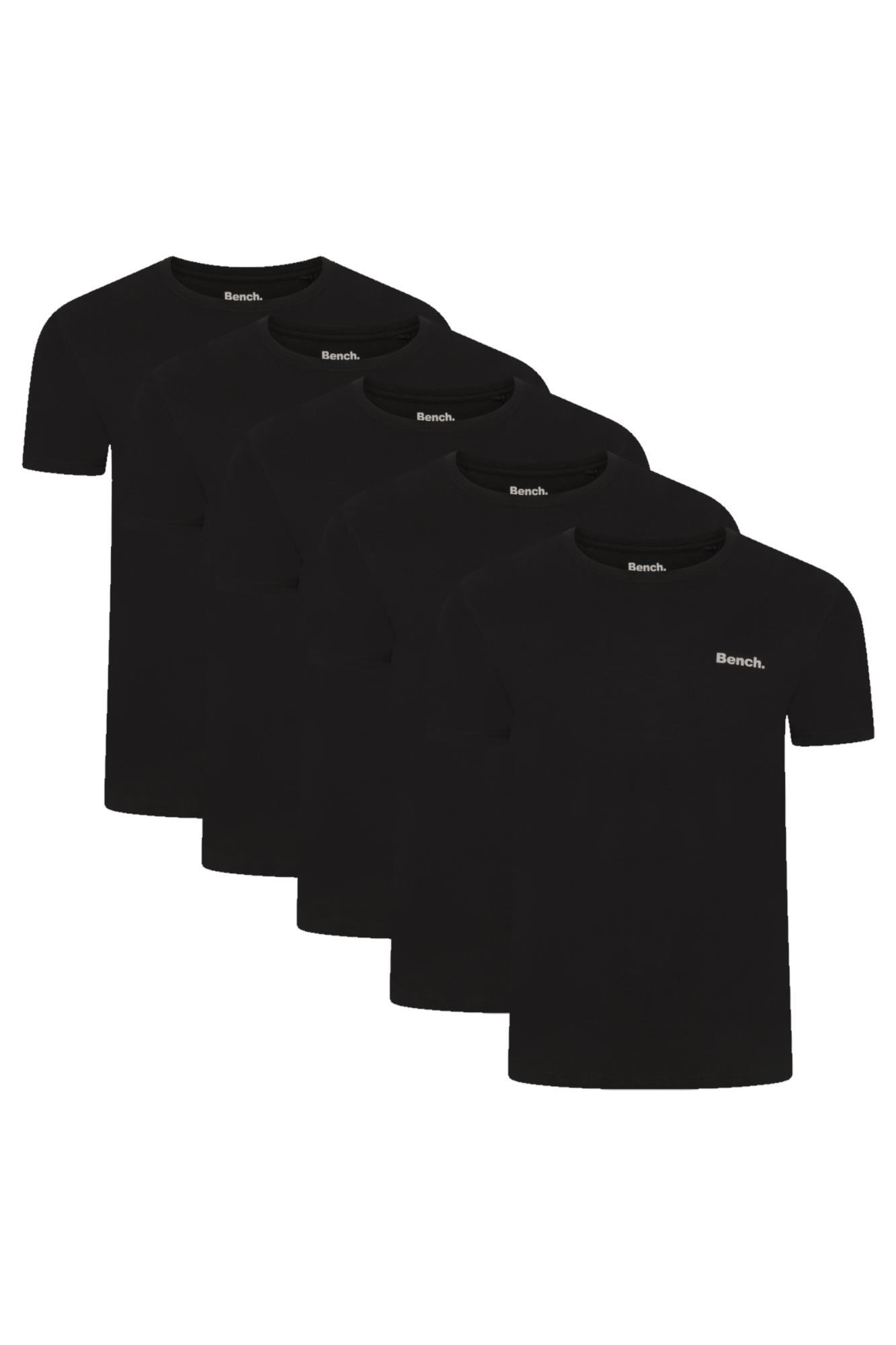 Mens 'HERMAN' 5 Pack T-Shirt - BLACK - Shop at www.Bench.co.uk #LoveMyHood