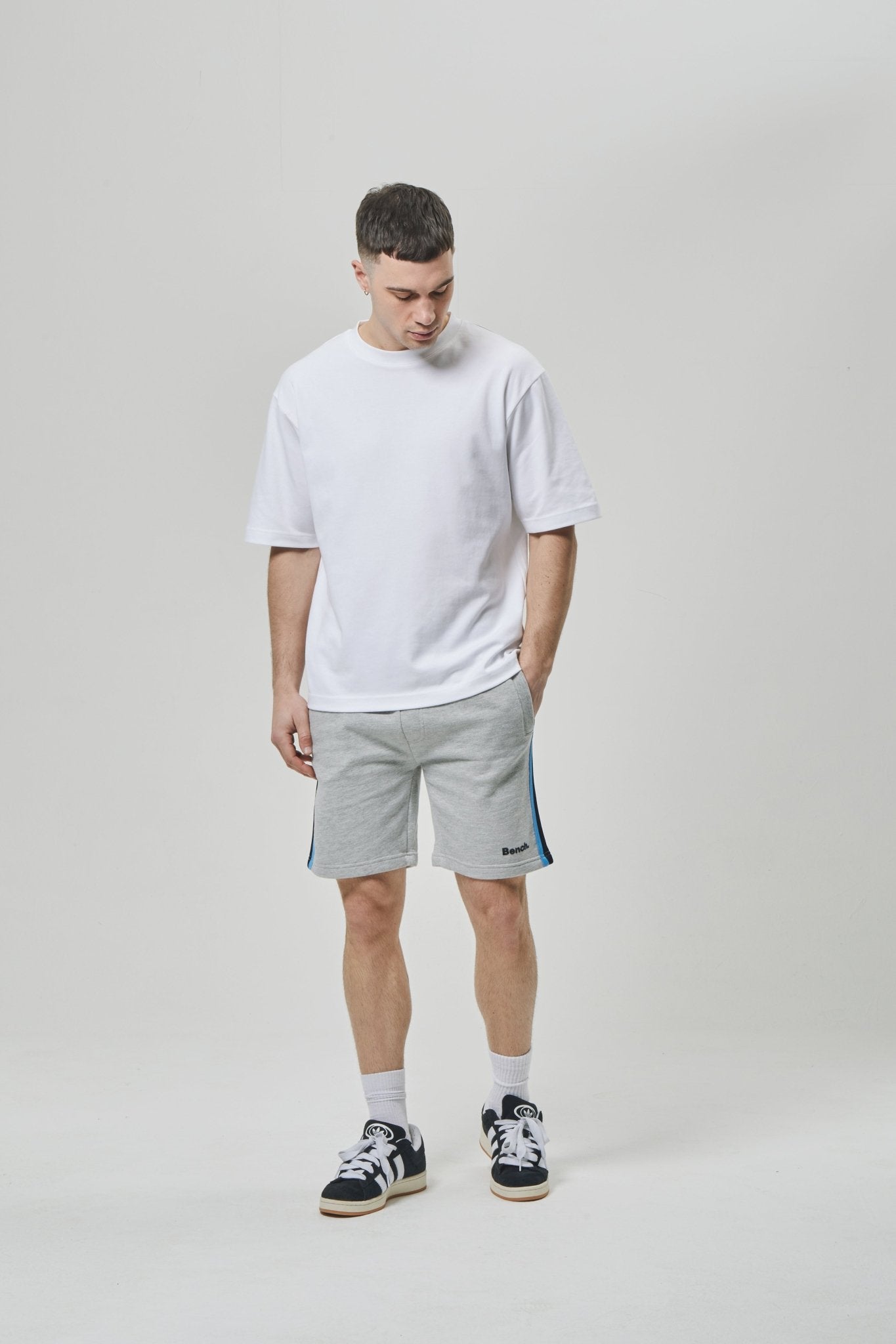 Mens 'HYVEN' Shorts - GREY MARL - Shop at www.Bench.co.uk #LoveMyHood