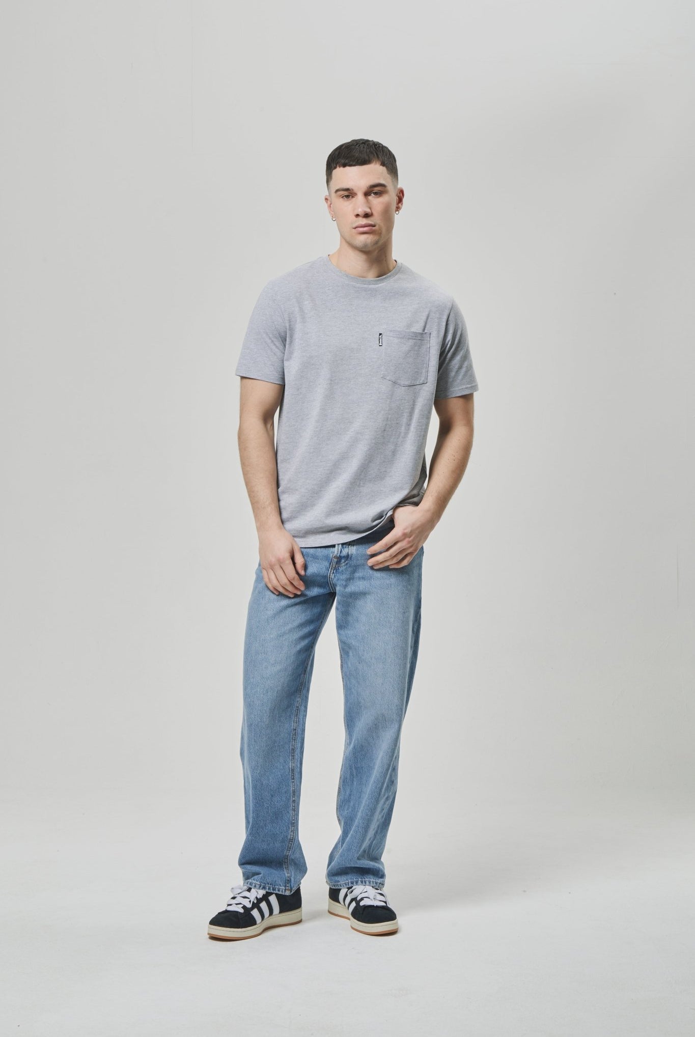 Mens 'LOPAV' T-Shirt - GREY MARL - Shop at www.Bench.co.uk #LoveMyHood