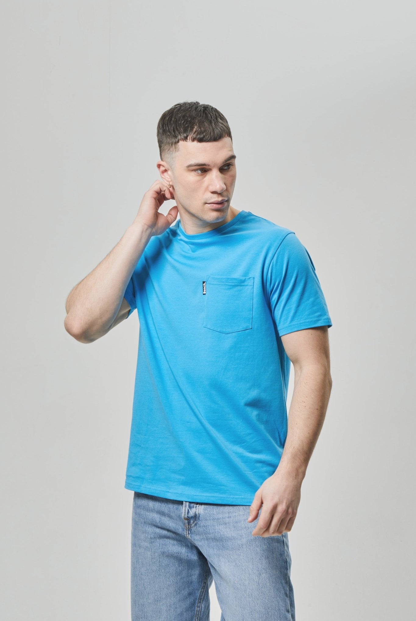 Mens 'LOPAV' T-Shirt - TRANQUIL BLUE - Shop at www.Bench.co.uk #LoveMyHood