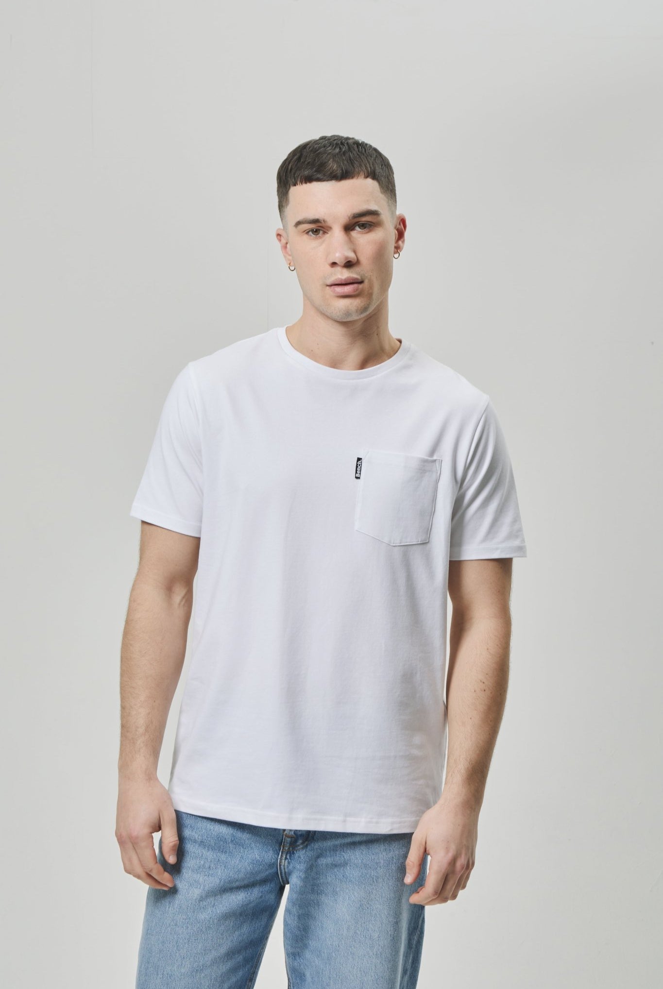 Mens 'LOPAV' T-Shirt - WHITE - Shop at www.Bench.co.uk #LoveMyHood