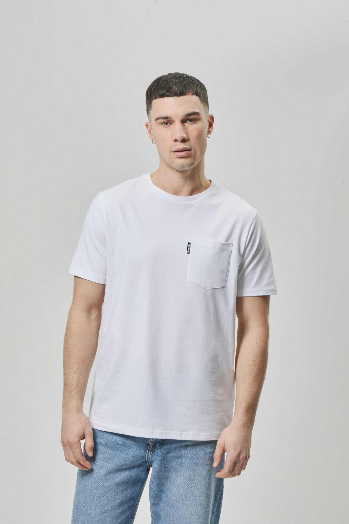 Mens 'LOPAV' T-Shirt - WHITE - Shop at www.Bench.co.uk #LoveMyHood