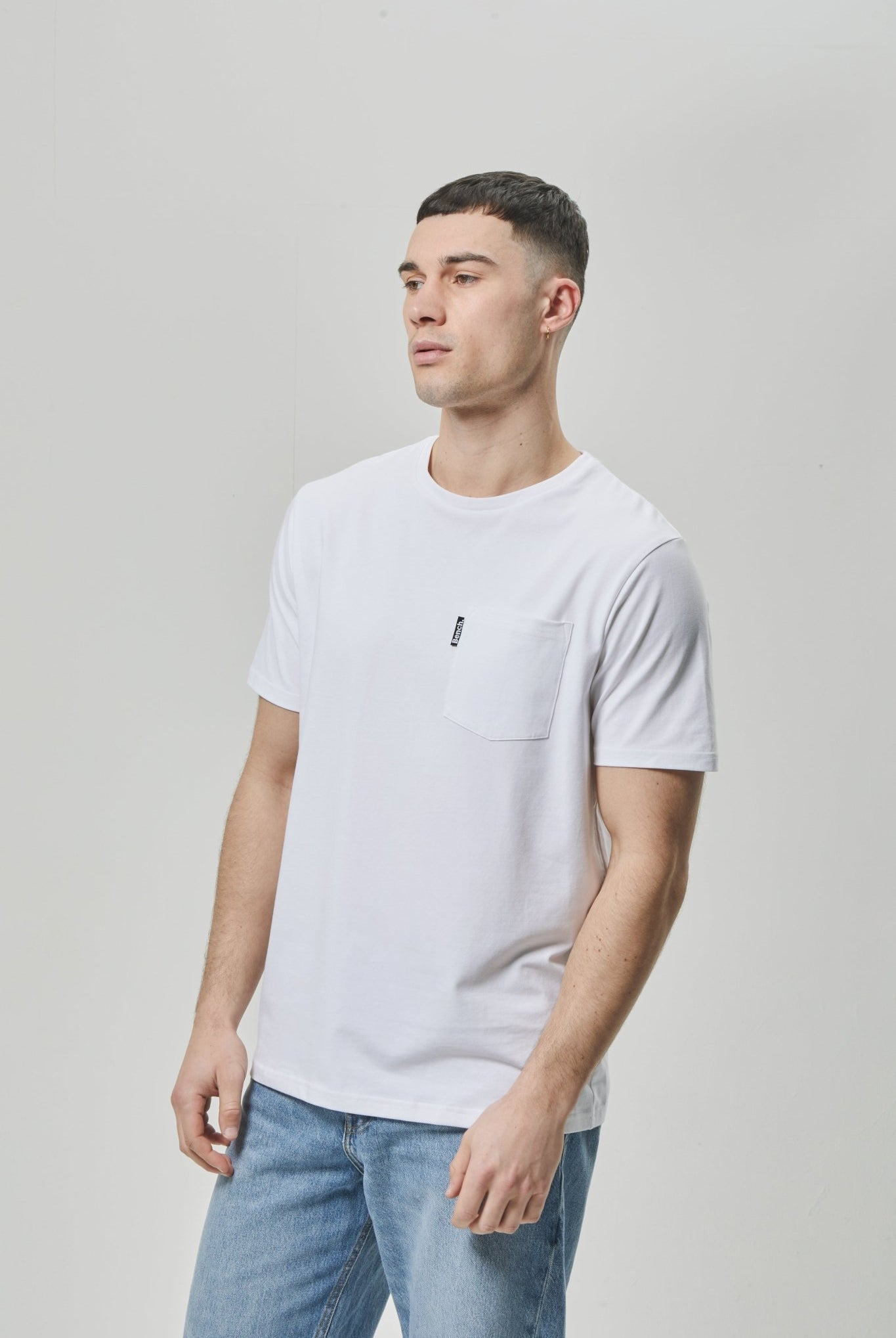 Mens 'LOPAV' T-Shirt - WHITE - Shop at www.Bench.co.uk #LoveMyHood
