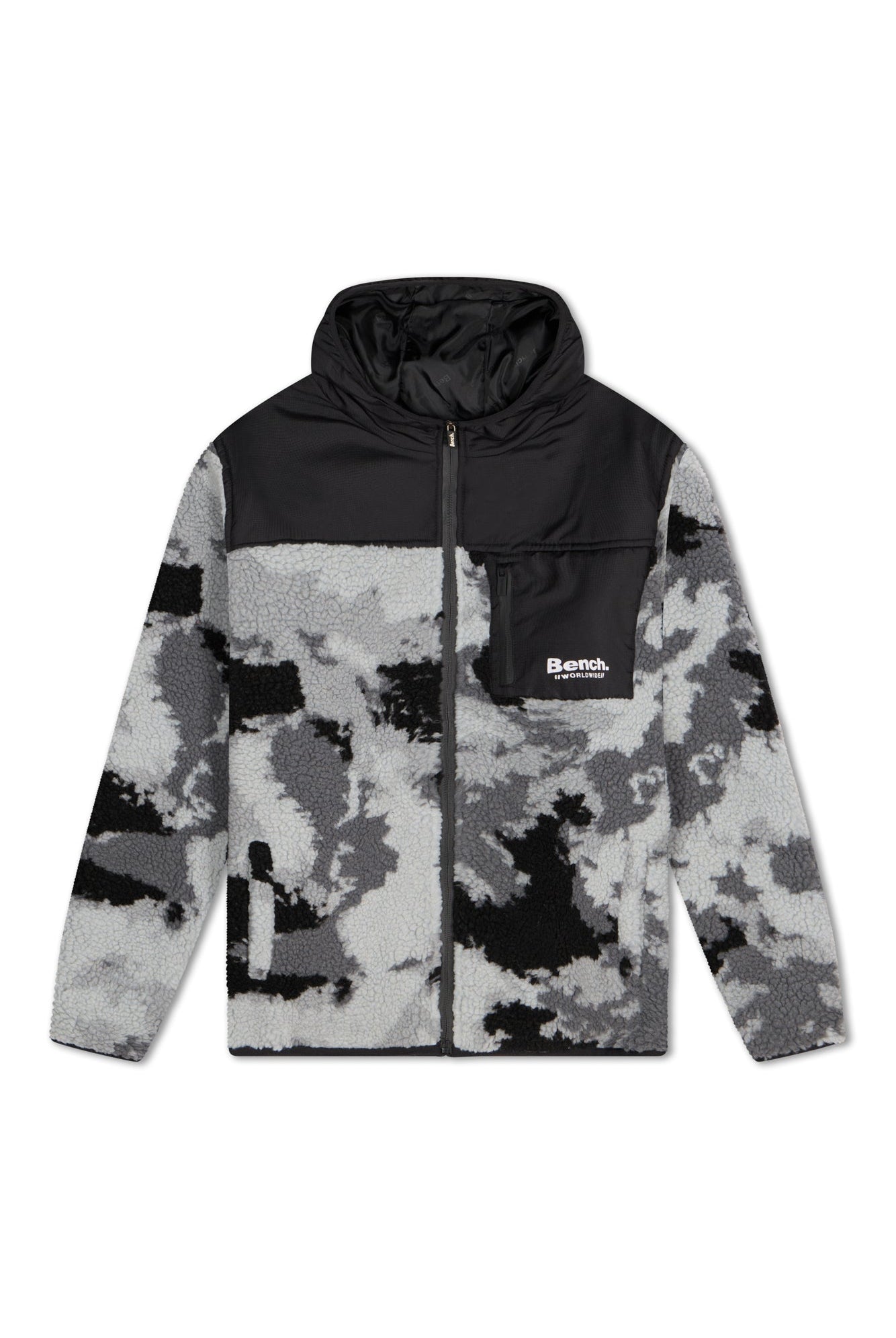 Mens 'SABLEO' Hoodie - BLACK CAMO - Shop at www.Bench.co.uk LoveMyHood