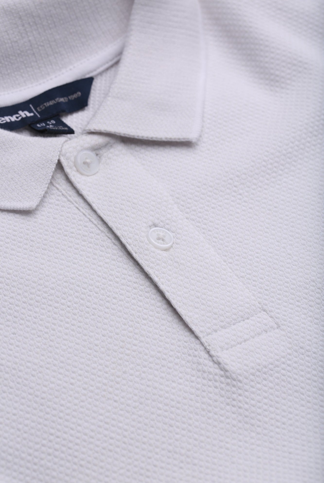 Mens 'TUCIN' Polo - WHITE - Shop at www.Bench.co.uk #LoveMyHood