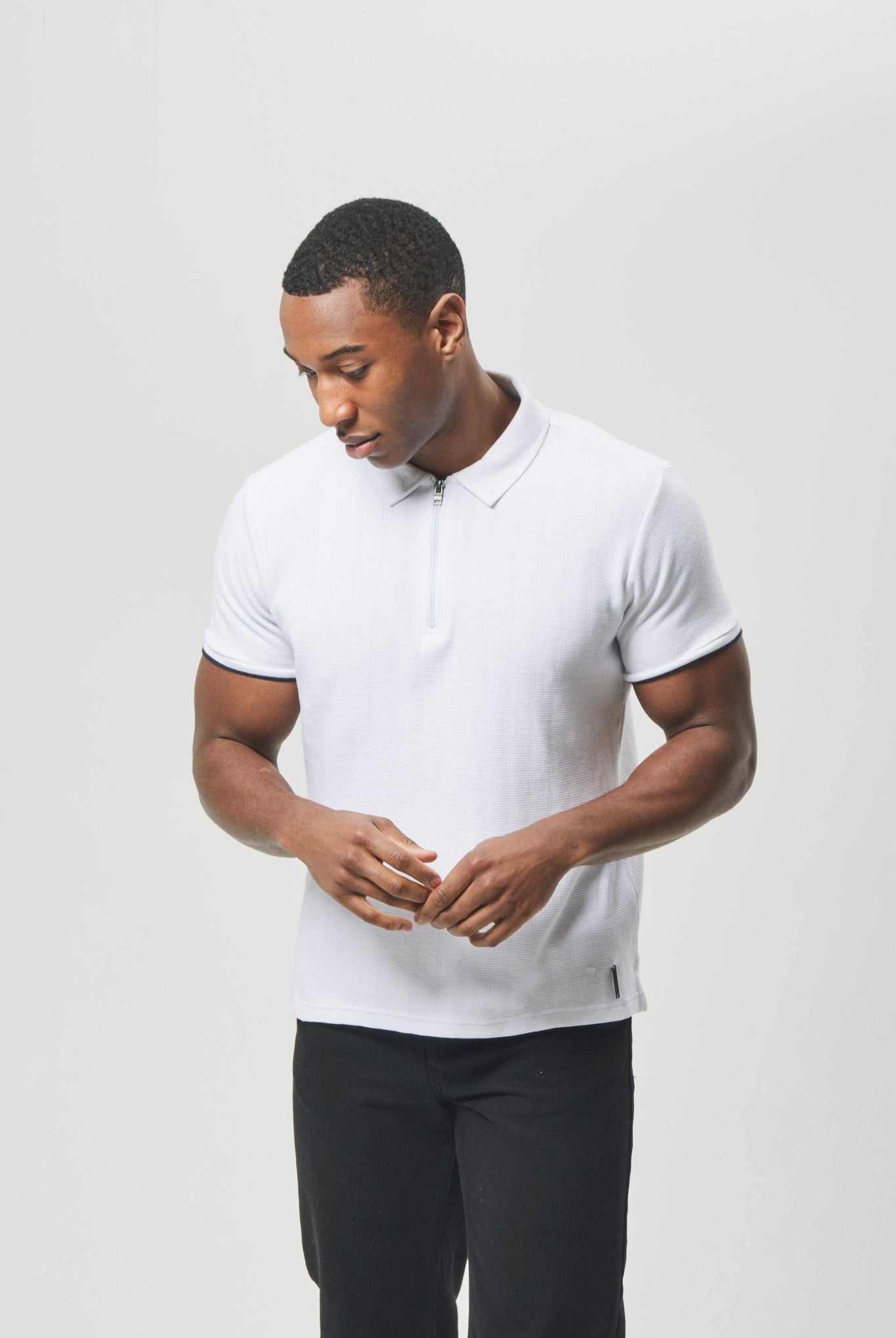 Mens 'ZANZA' Polo - WHITE - Shop at www.Bench.co.uk #LoveMyHood