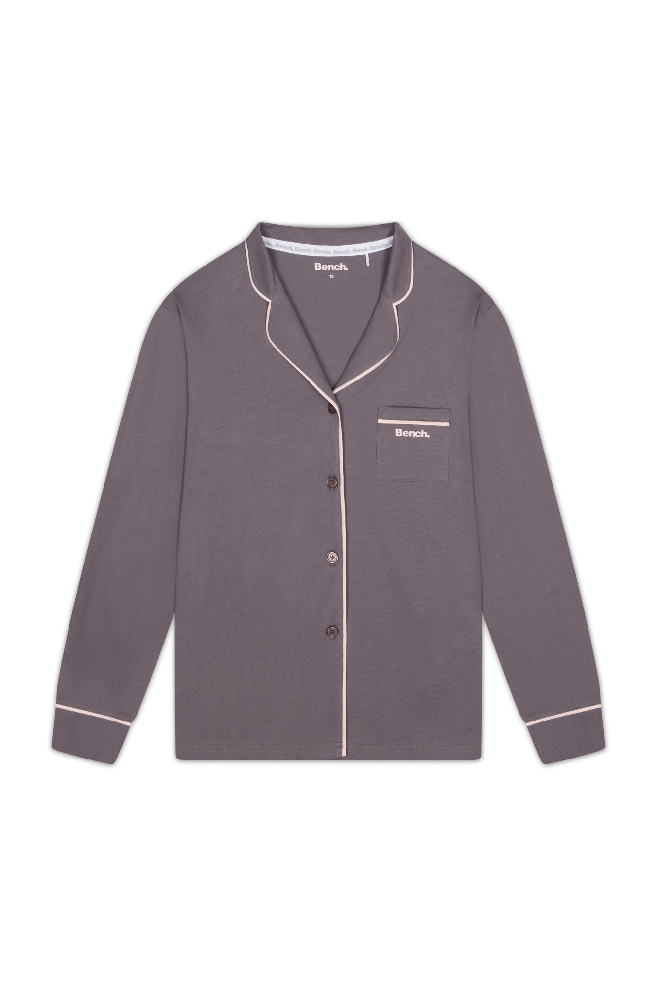 Womens 'ANGELIKA' Nightwear Set - CHARCOAL - Shop at www.Bench.co.uk LoveMyHood