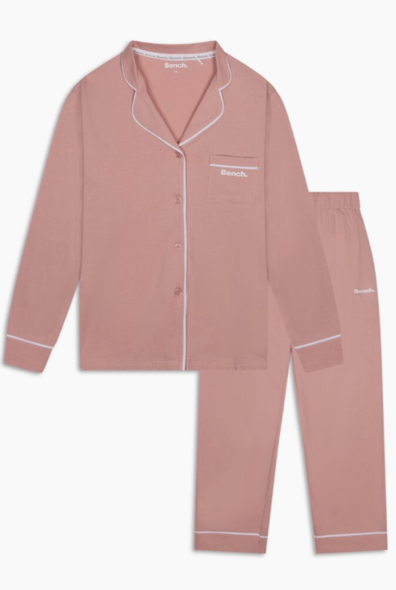 Womens 'ANGELIKA' Nightwear Set - DUSKY PINK - Shop at www.Bench.co.uk LoveMyHood