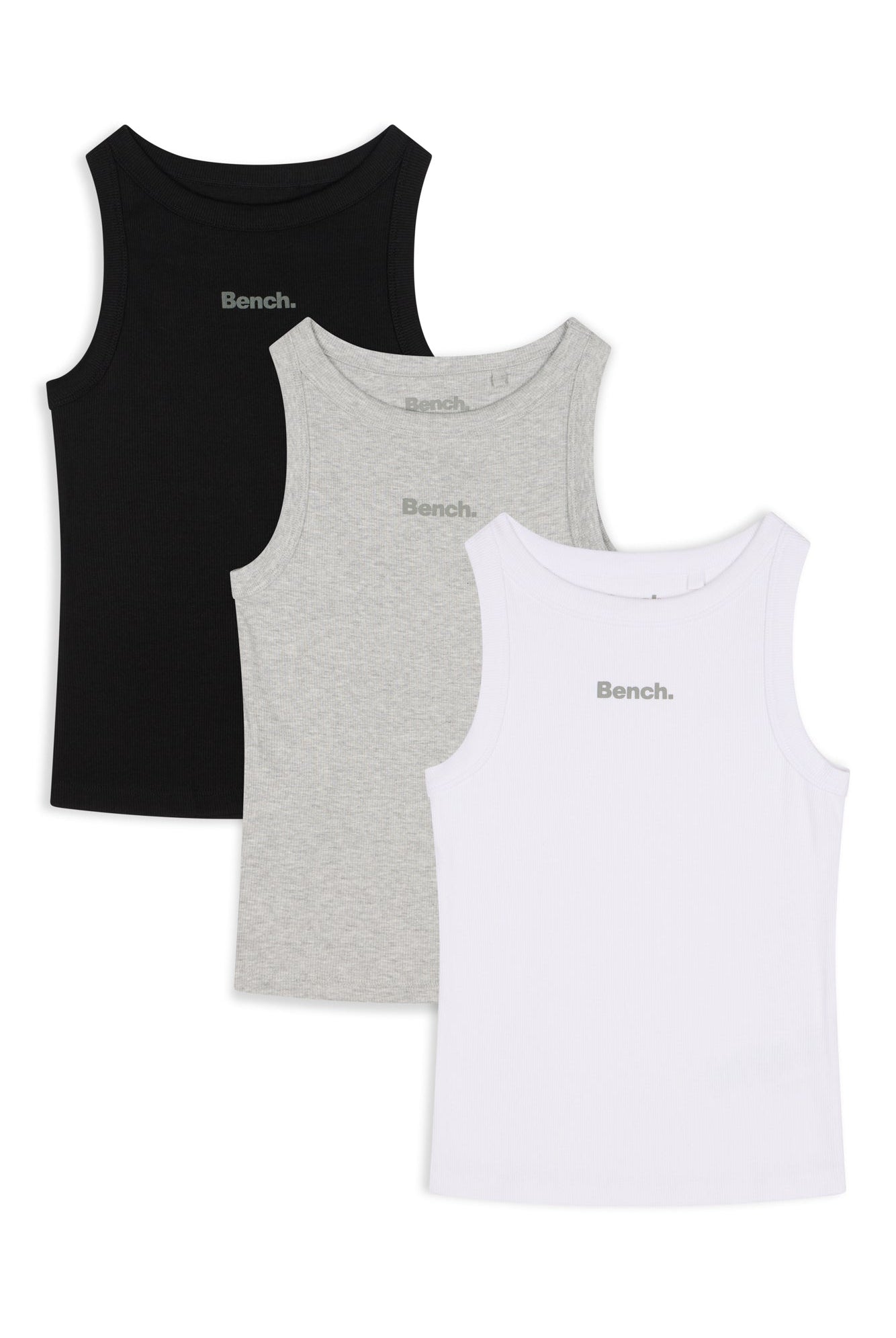 Womens 'CHRISSA' 3 Pack Vests - ASSORTED - Shop at www.Bench.co.uk LoveMyHood