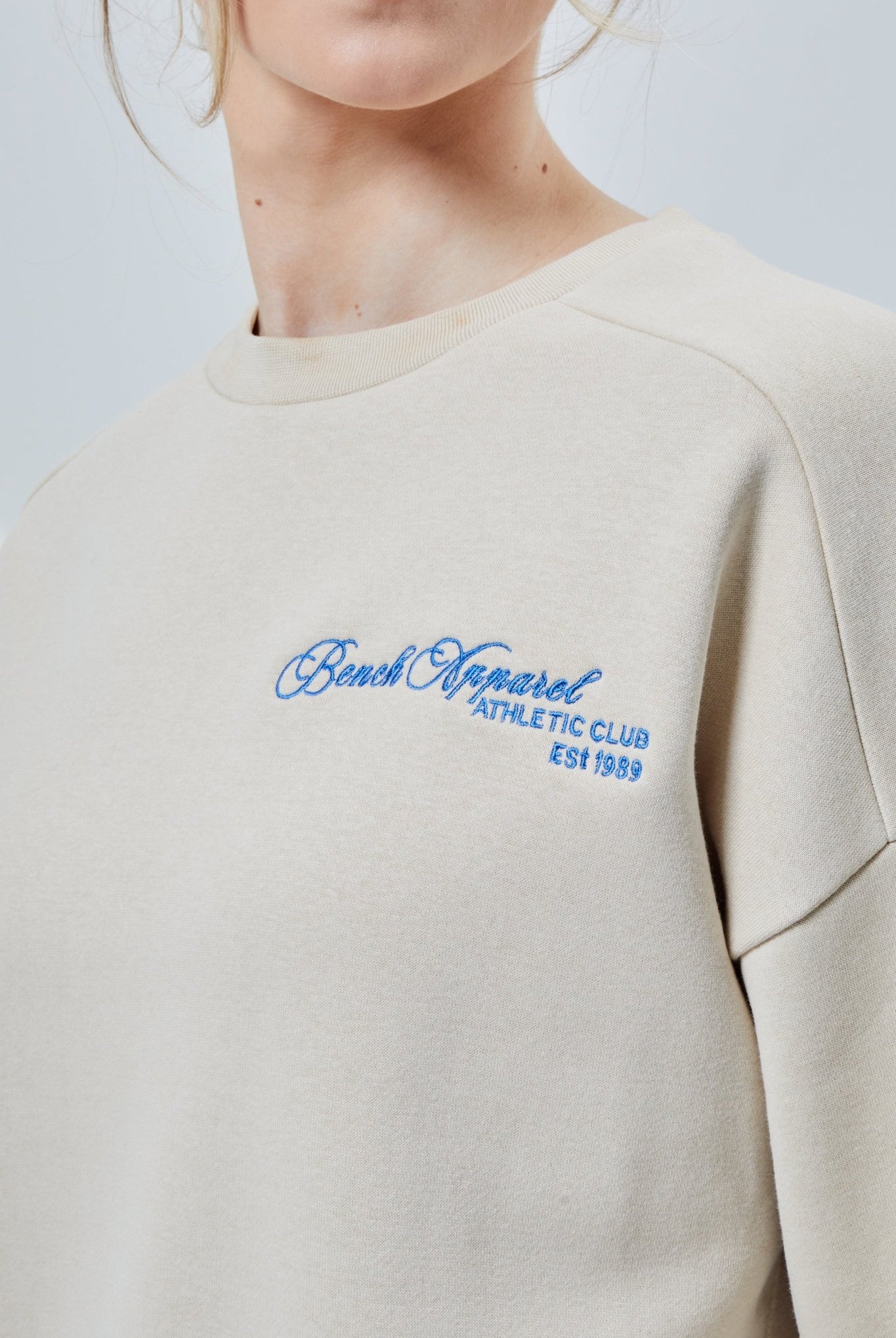 Womens 'DESTA' Sweat Crew - ECRU - Shop at www.Bench.co.uk #LoveMyHood