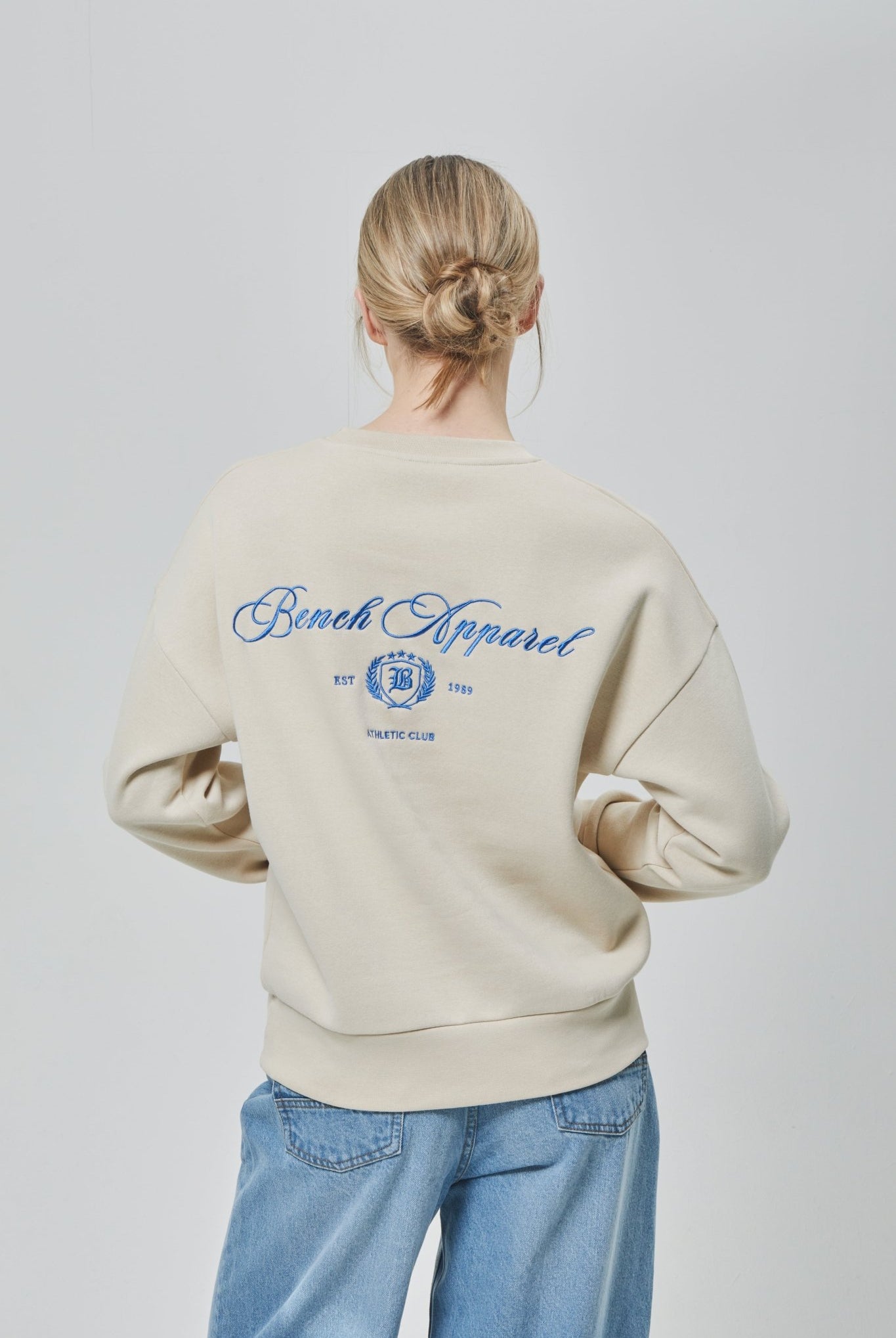 Womens 'DESTA' Sweat Crew - ECRU - Shop at www.Bench.co.uk #LoveMyHood