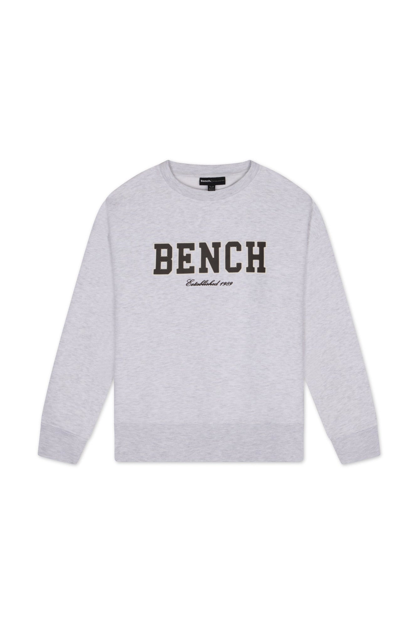 Womens 'ERCIE' Sweat Crew - ICE GREY MARL - Shop at www.Bench.co.uk LoveMyHood