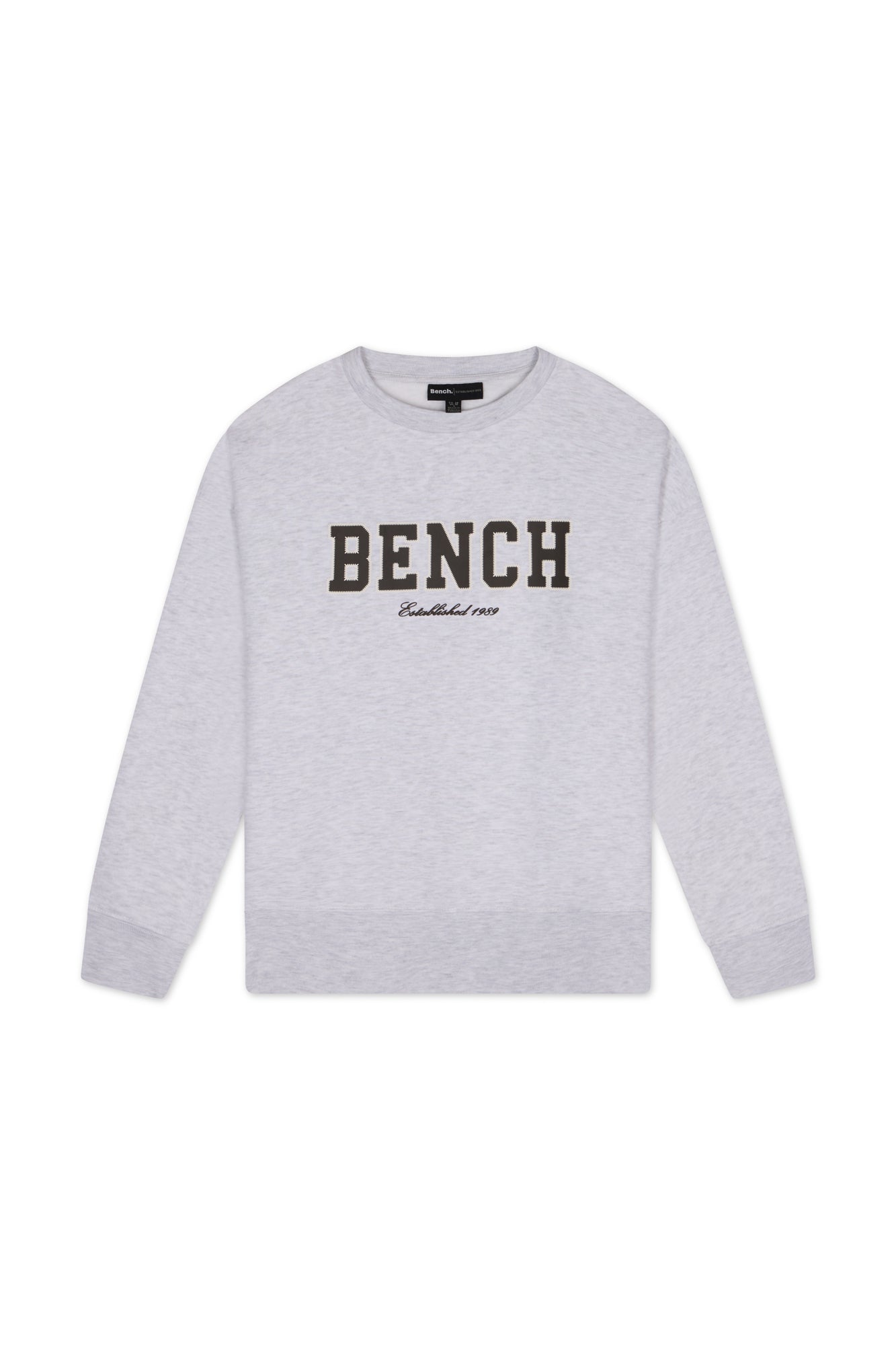 Womens 'ERCIE' Sweat Crew - ICE GREY MARL - Shop at www.Bench.co.uk LoveMyHood