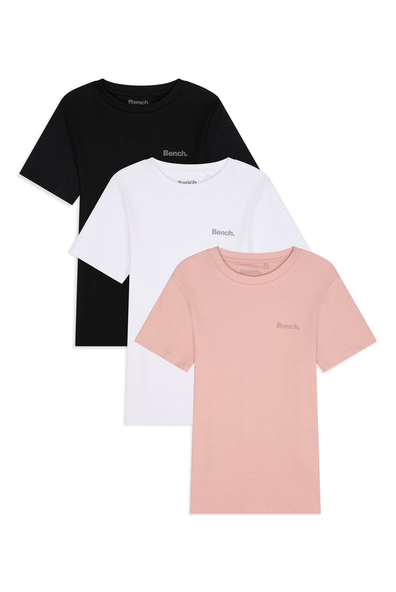 Womens 'HOLLIENNE' 3 Pack T-Shirts - ASSORTED - Shop at www.Bench.co.uk LoveMyHood