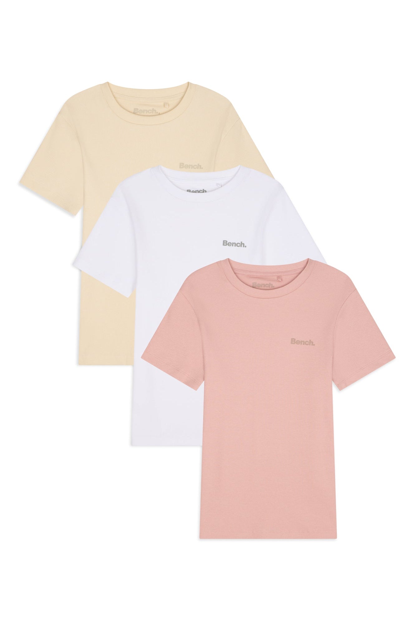 Womens 'INNA' 3 Pack T-Shirts - ASSORTED - Shop at www.Bench.co.uk LoveMyHood