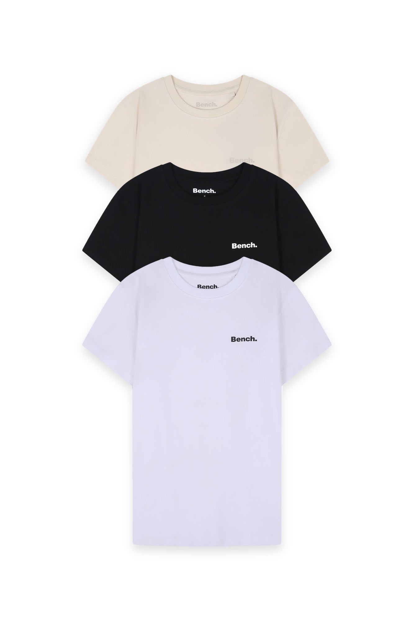 Womens 'KAMMY' 3 Pack T-Shirts - ASSORTED - Shop at www.Bench.co.uk #LoveMyHood