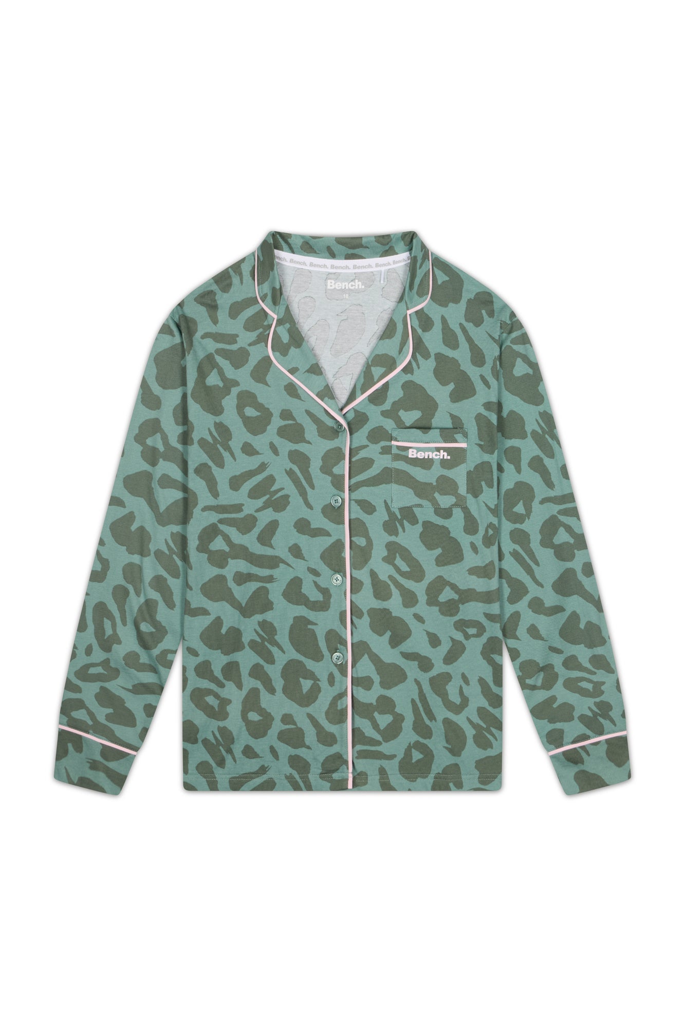 Womens 'KORDA' Nightwear Set - SAGE LEOPARD - Shop at www.Bench.co.uk LoveMyHood