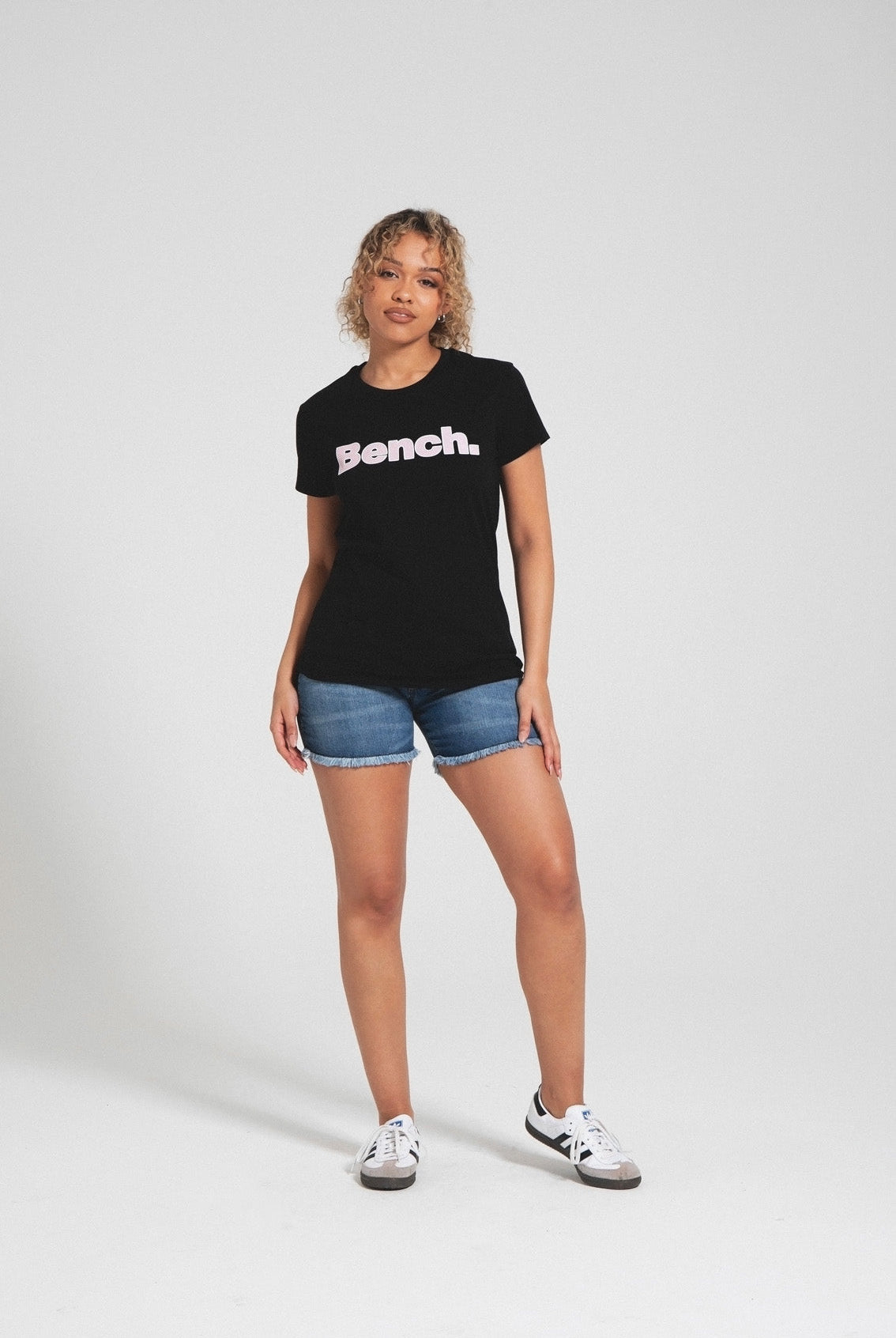 Womens 'LEORA' SS T-Shirt - BLACK - Shop at www.Bench.co.uk #LoveMyHood