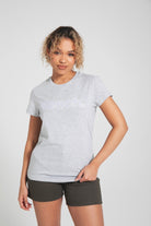 Womens 'LEORA' SS T-Shirt - GREY MARL - Shop at www.Bench.co.uk #LoveMyHood