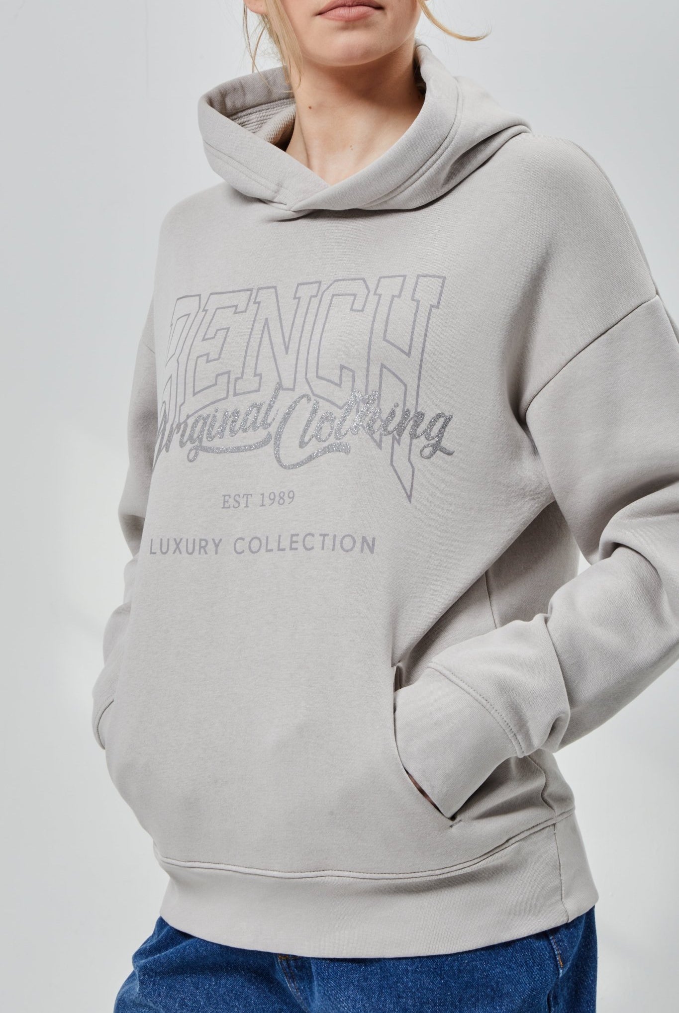 Womens 'THEDA' Hoodie - GREY - Shop at www.Bench.co.uk #LoveMyHood
