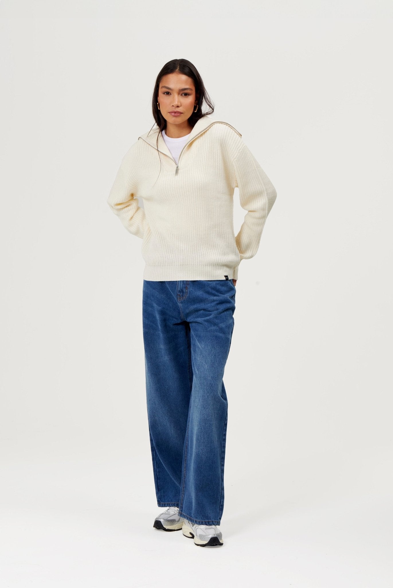 Women's 'THURYNN' Funnel Knit | ECRU - Shop at www.Bench.co.uk #LoveMyHood
