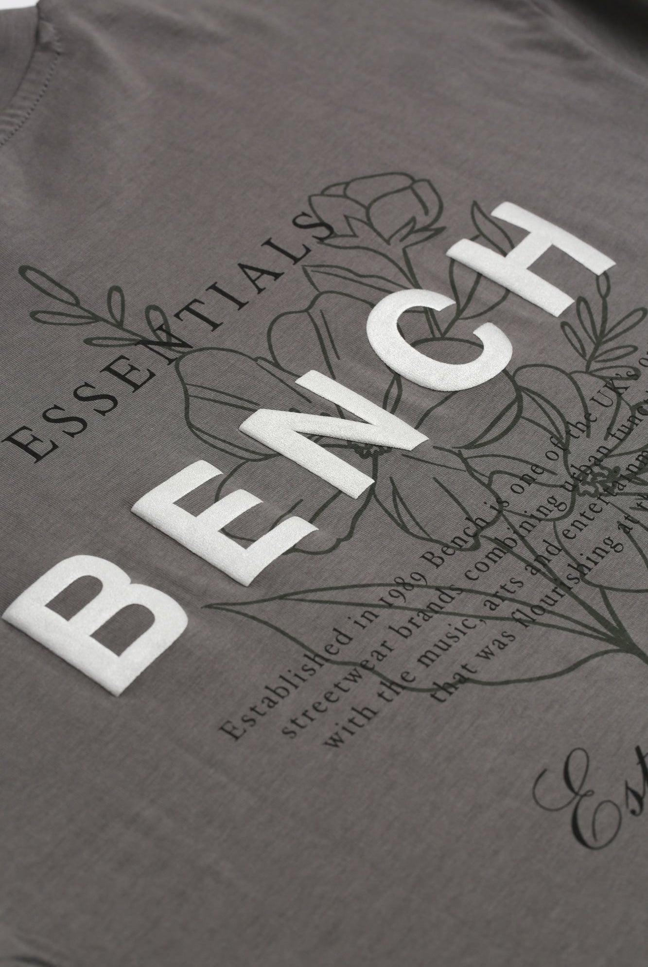 Womens 'YALO' T-Shirt - GRAPHITE - Shop at www.Bench.co.uk LoveMyHood