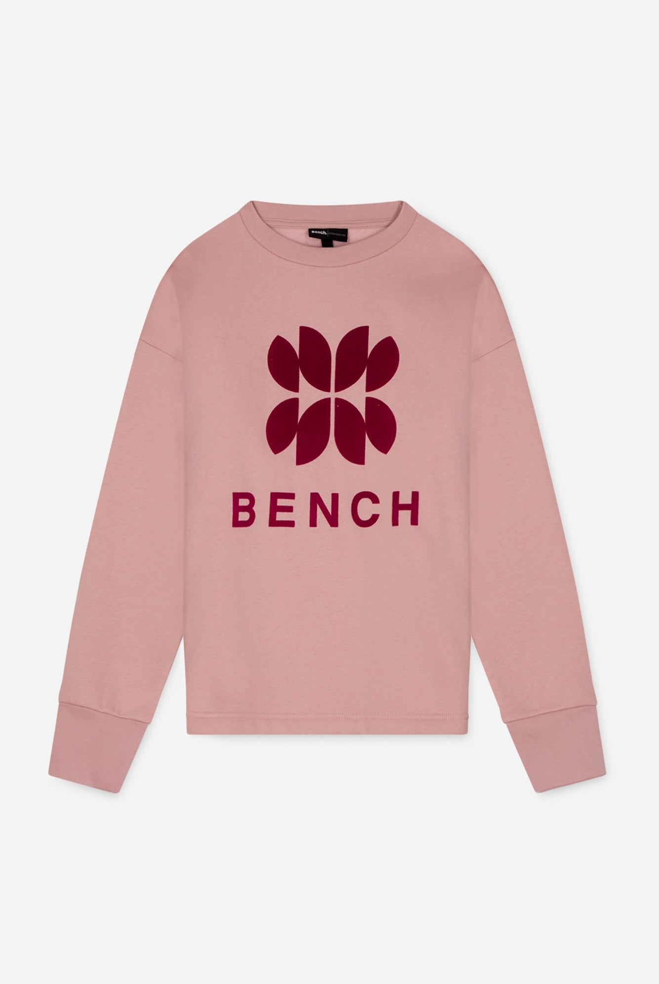 Womens 'ZIE' Sweat Crew - DUSKY PINK - Shop at www.Bench.co.uk #LoveMyHood
