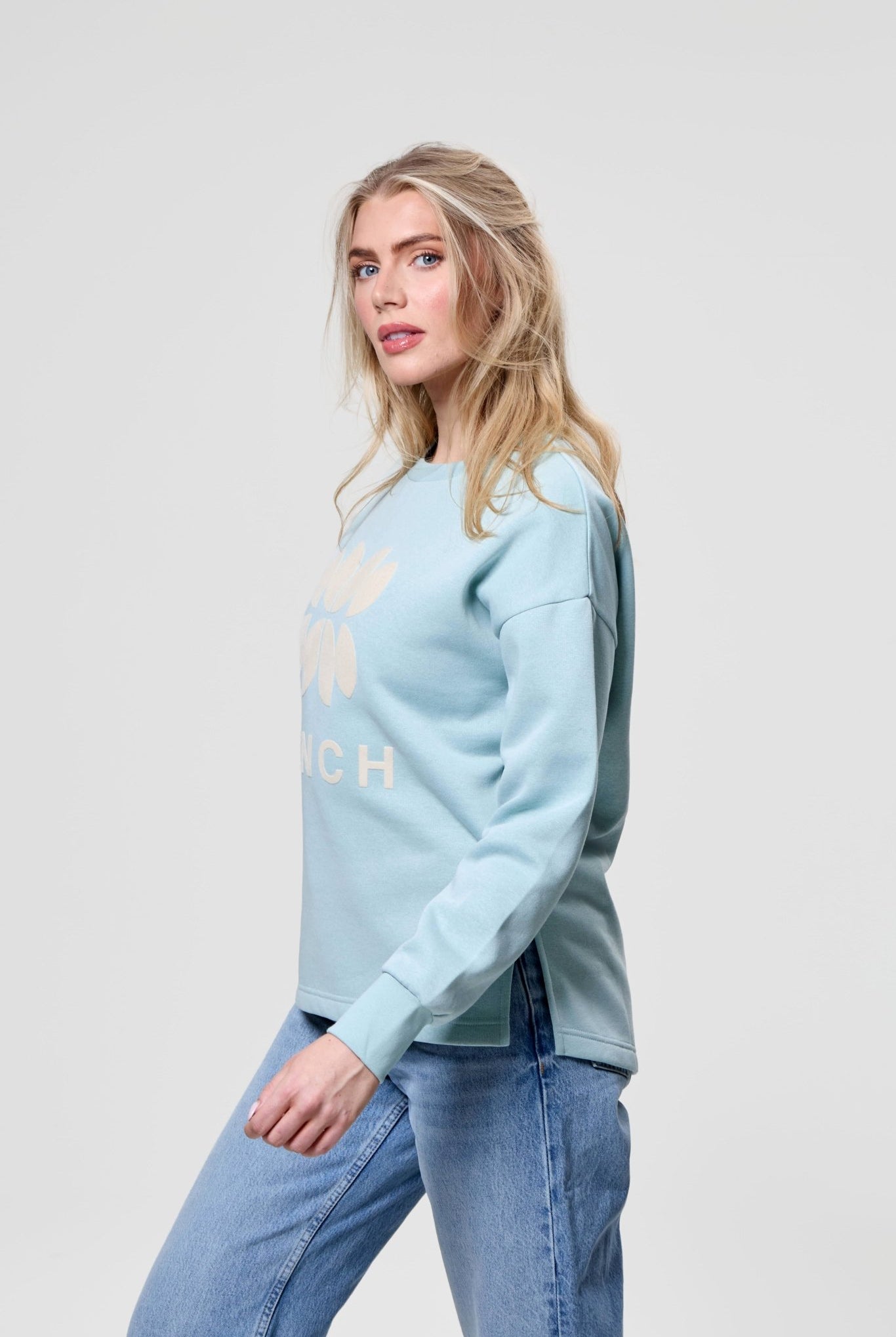 Womens 'ZIE' Sweat Crew - TEAL - Shop at www.Bench.co.uk #LoveMyHood