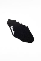 Ladies 5pk Trainer Sock 'TABATHA' - BLACK - Shop at www.Bench.co.uk #LoveMyHood
