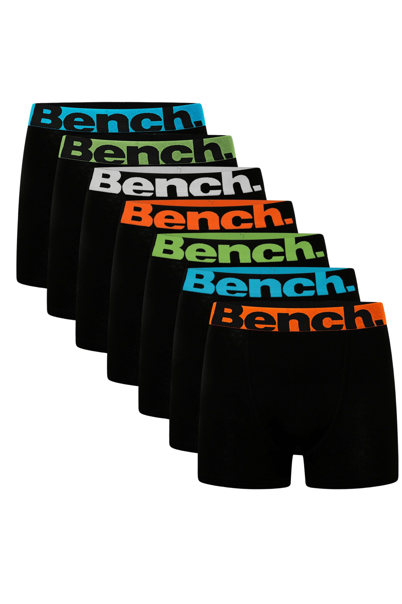 Mens 'DIEGO' 7 Pack Boxers - BLACK - Shop at www.Bench.co.uk #LoveMyHood