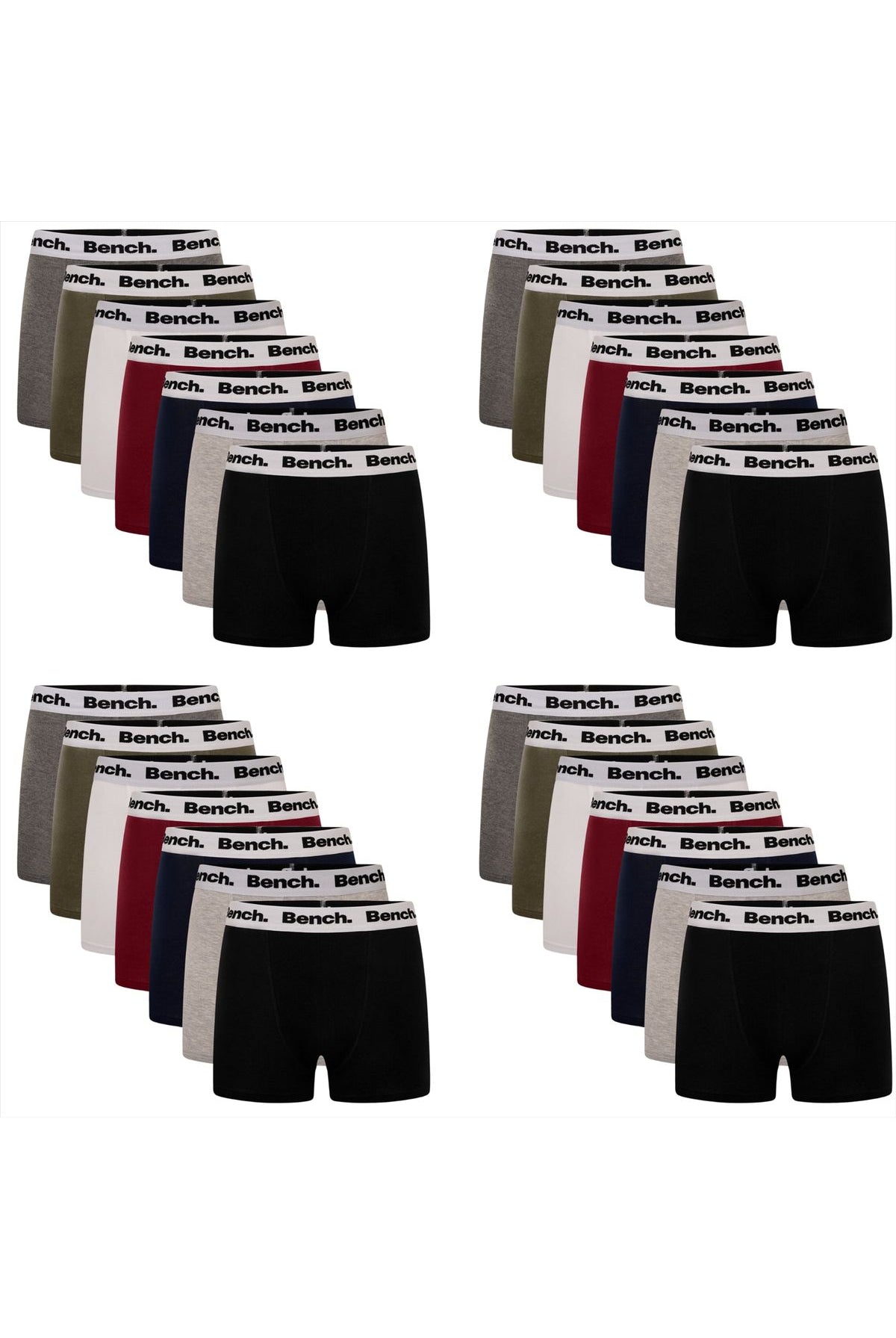 Mens 'PONTIE' Mega Pack 28 Multipack Boxers - ASSORTED - Shop at www.Bench.co.uk #LoveMyHood
