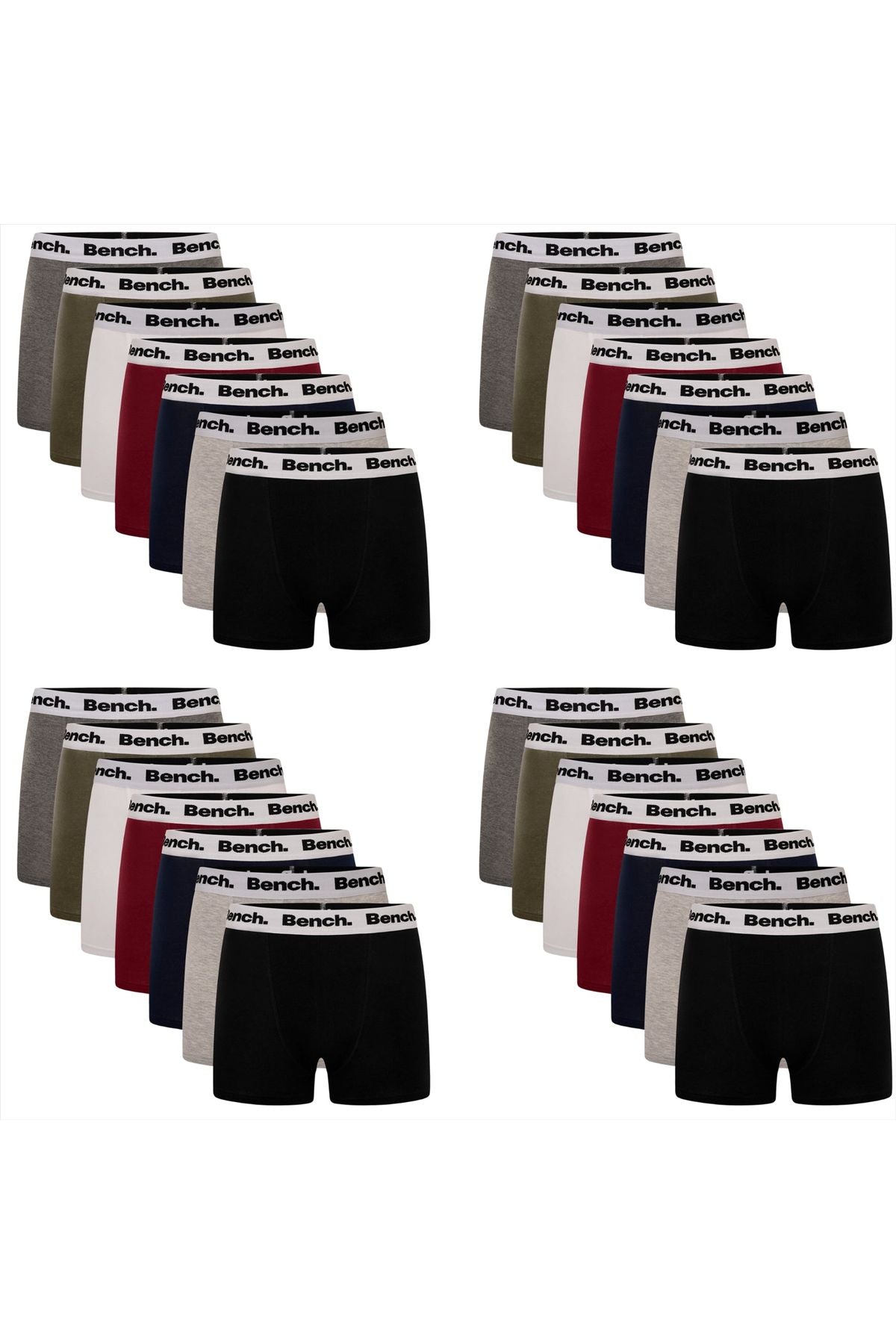 Mens 'PONTIE' Mega Pack 28 Multipack Boxers - ASSORTED - Shop at www.Bench.co.uk #LoveMyHood