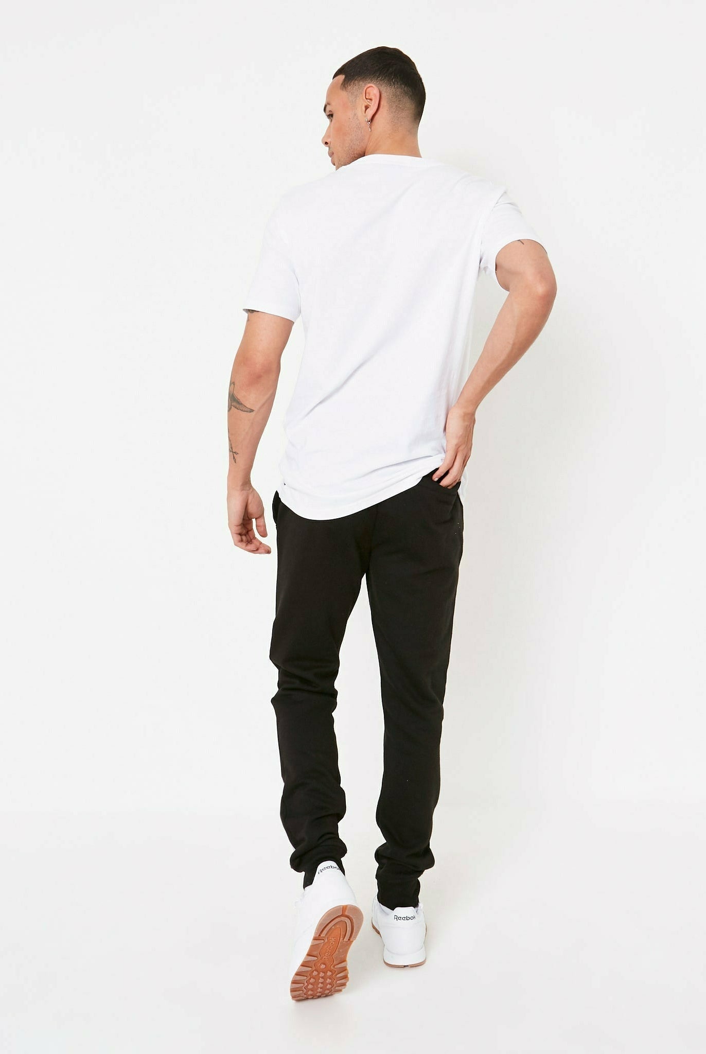 Mens 'STANLEY' Joggers - BLACK (LEAVE) - Shop at www.Bench.co.uk #LoveMyHood