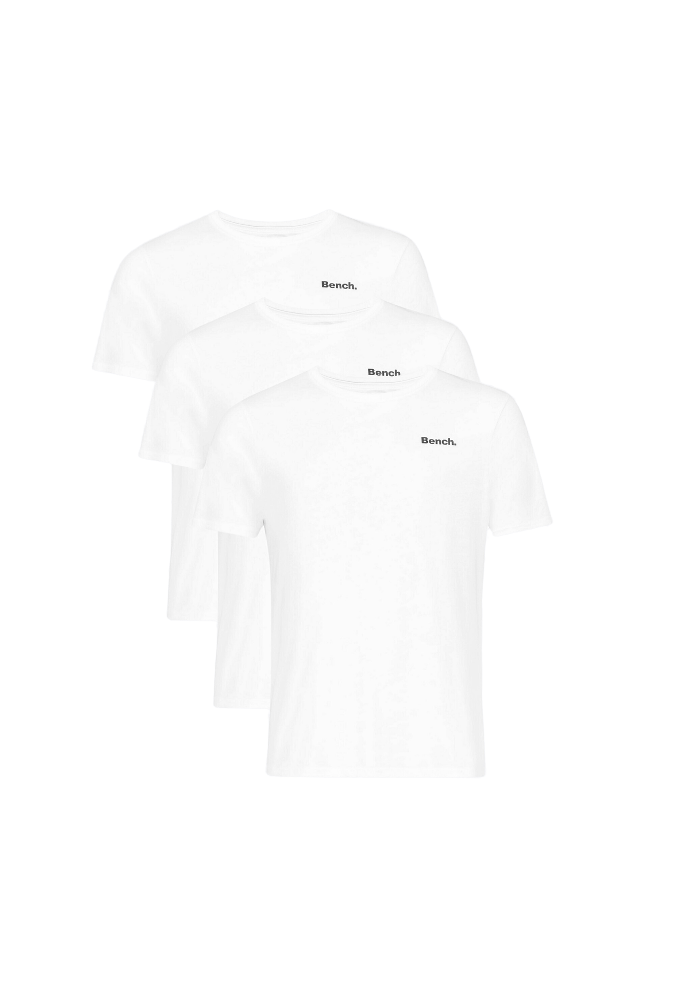 Mens 'THIAGO' 3 Pack T-Shirts - WHITE - Shop at www.Bench.co.uk #LoveMyHood