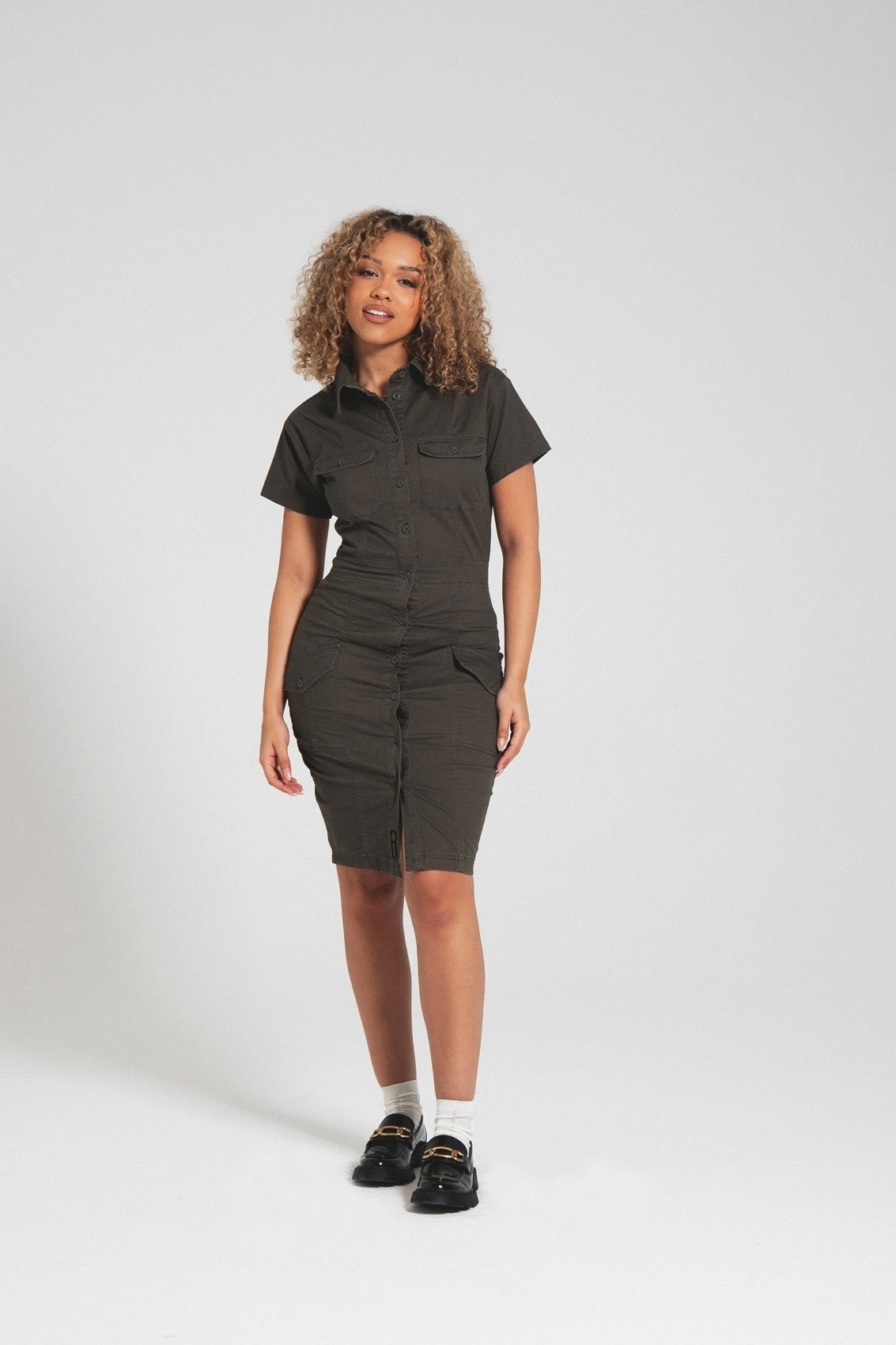 Womens 'PERSE' Dress - KHAKI - Shop at www.Bench.co.uk #LoveMyHood
