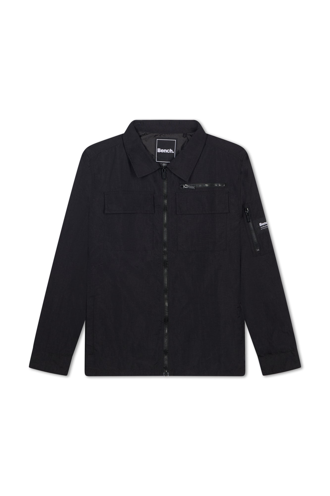 Mens 'BRANSON' Overshirt - BLACK - Shop at www.Bench.co.uk LoveMyHood