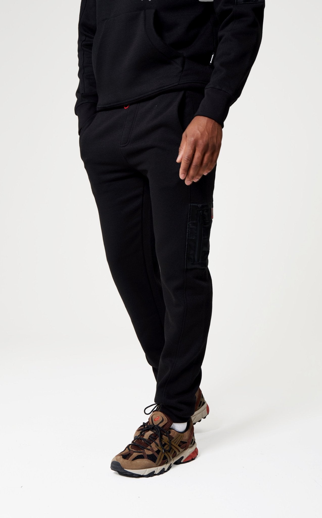 Mens 'CROSTER' 2pc Tracksuit Set - BLACK - Shop at www.Bench.co.uk #LoveMyHood