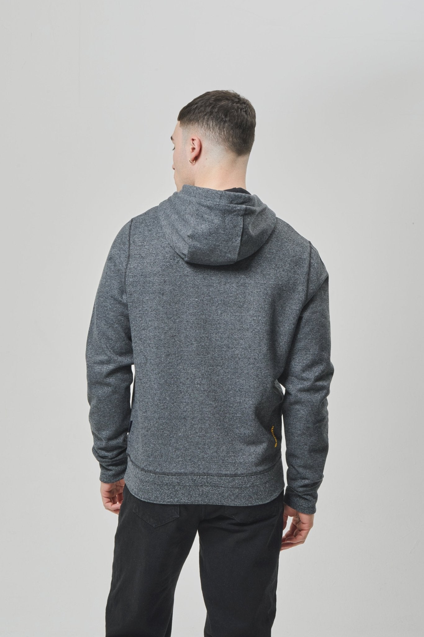 Mens 'DARNLEY' Hoodie - BLACK GRINDLE - Shop at www.Bench.co.uk LoveMyHood